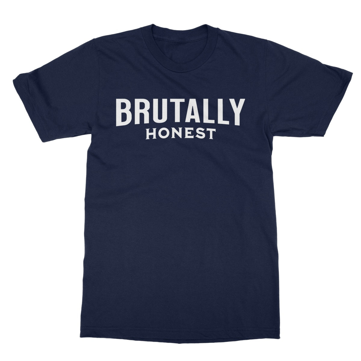 Brutally Honest T-Shirt - Navy - Funny T-Shirt