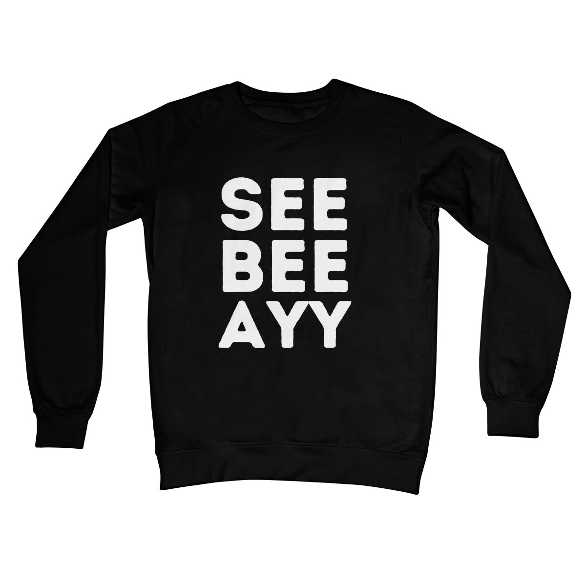 CBA Jumper - Jet Black - Funny Jumper