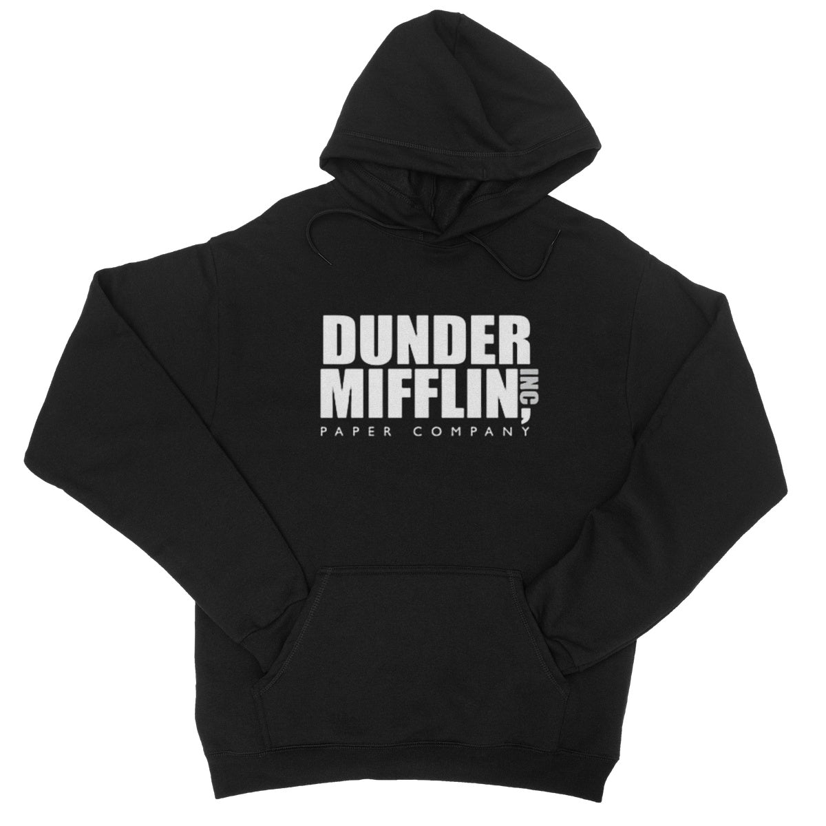 Dunder Mifflin Hoodie - Jet Black - Funny Hoodie