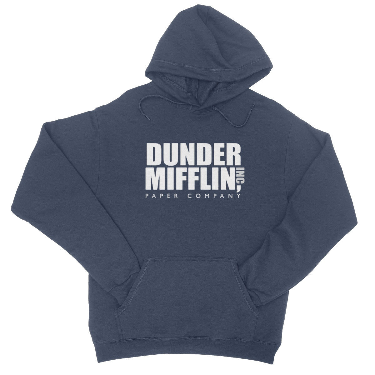 Dunder Mifflin Hoodie - Oxford Navy - Funny Hoodie