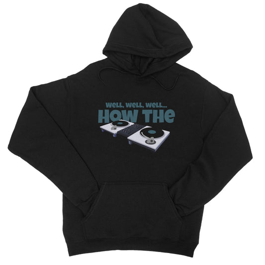 How The Turntables Hoodie - Jet Black - Funny Hoodie