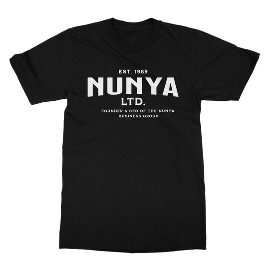 Nunya Business T-Shirt - Black - Funny T-Shirt