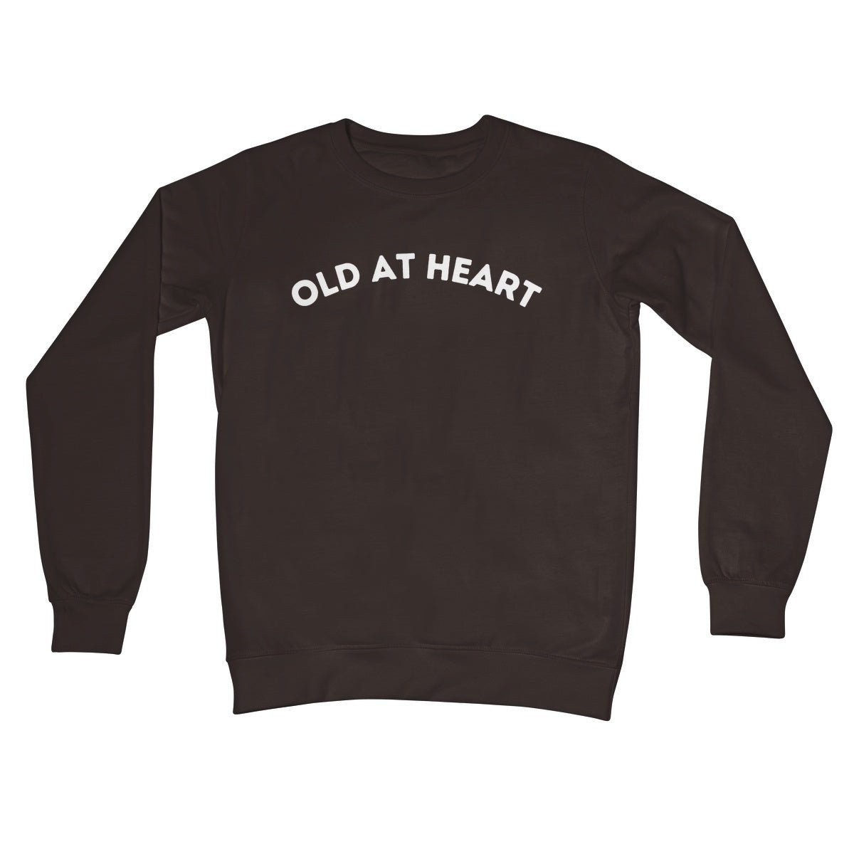 Old At Heart Jumper - Hot Chocolate - Funny Jumper