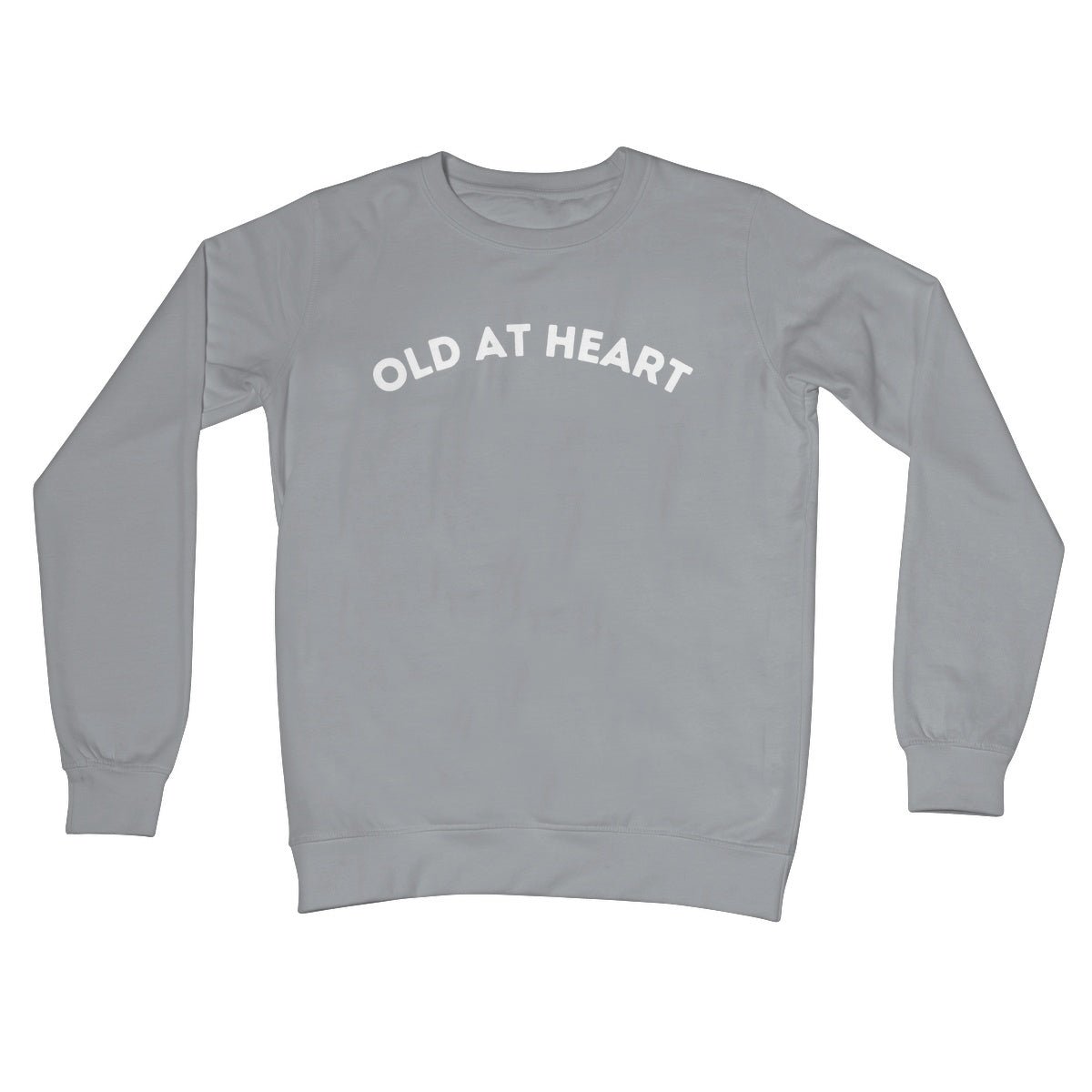 Old At Heart Jumper - Steel Grey - Funny Jumper