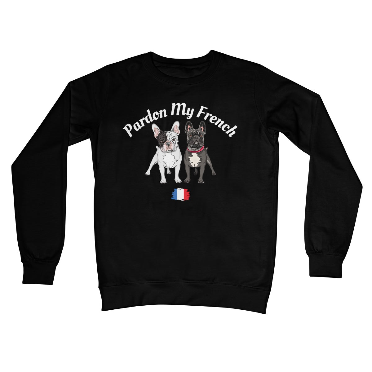 Pardon My French Jumper - Jet Black - Funny Jumper