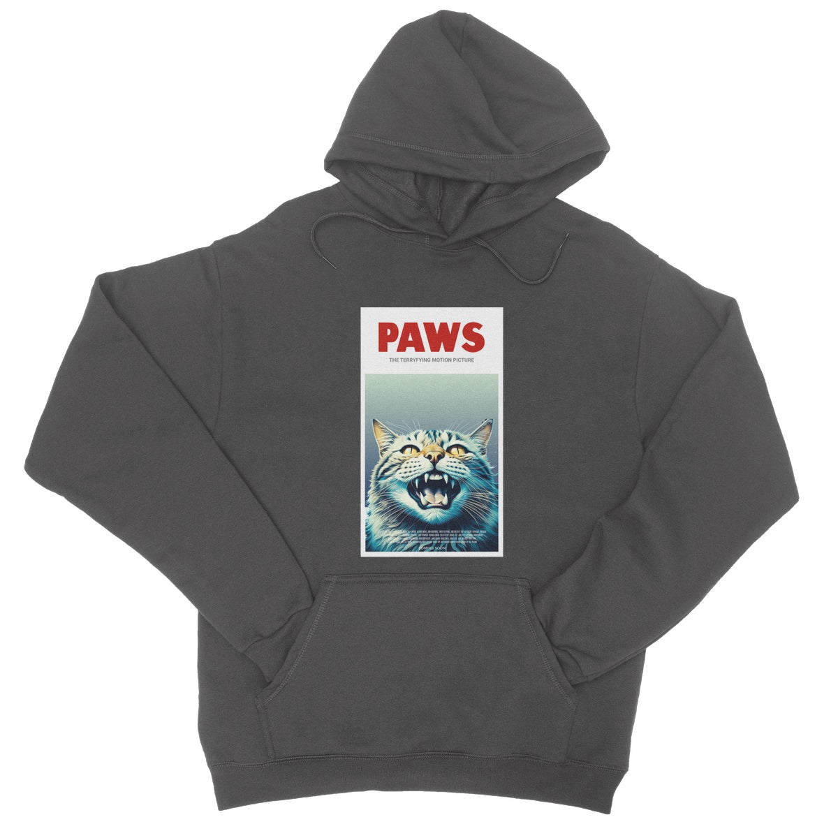 Paws Hoodie - Charcoal - Funny Hoodie