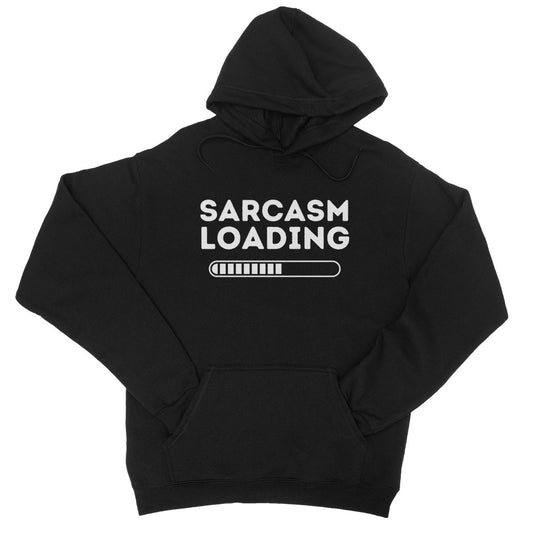 Sarcasm Loading Hoodie - Jet Black - Funny Hoodie
