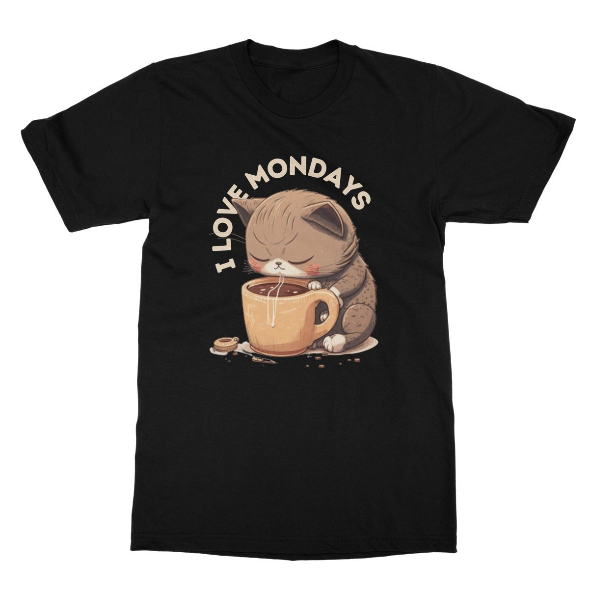 I Love Mondays T-Shirt - Black - Funny T-Shirt