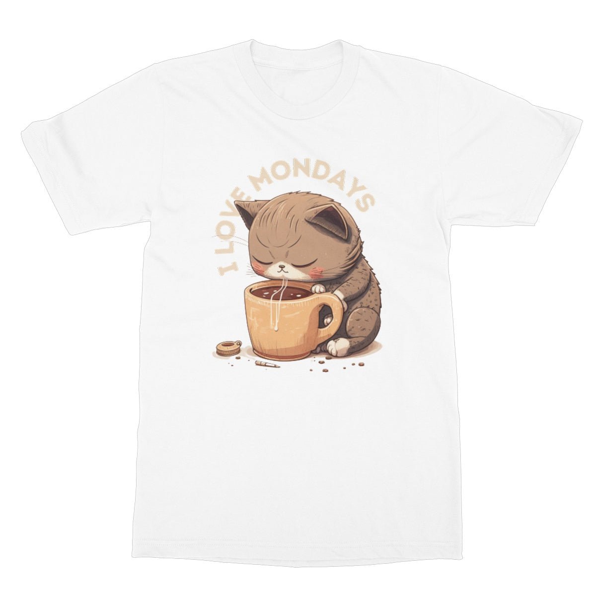 I Love Mondays T-Shirt - White - Funny T-Shirt