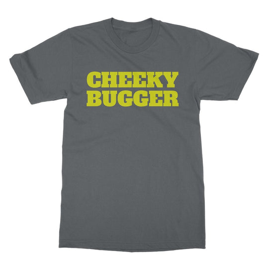 Cheeky Bugger T-Shirt - Charcoal - Funny T-Shirt