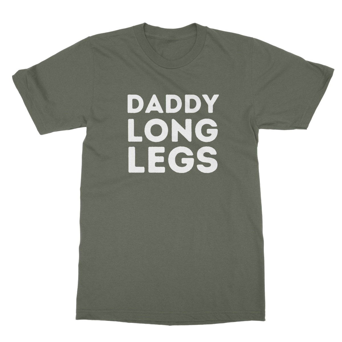 Daddy Long Legs T-Shirt - Military Green - Funny T-Shirt