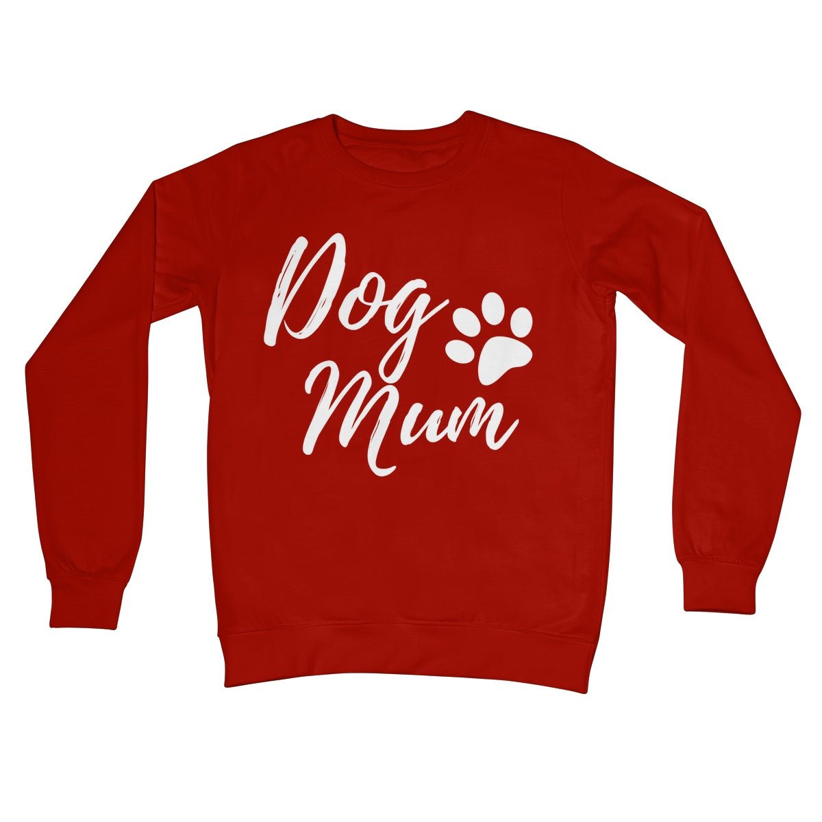 Dog Mum Jumper - Fire Red - Funny Jumper
