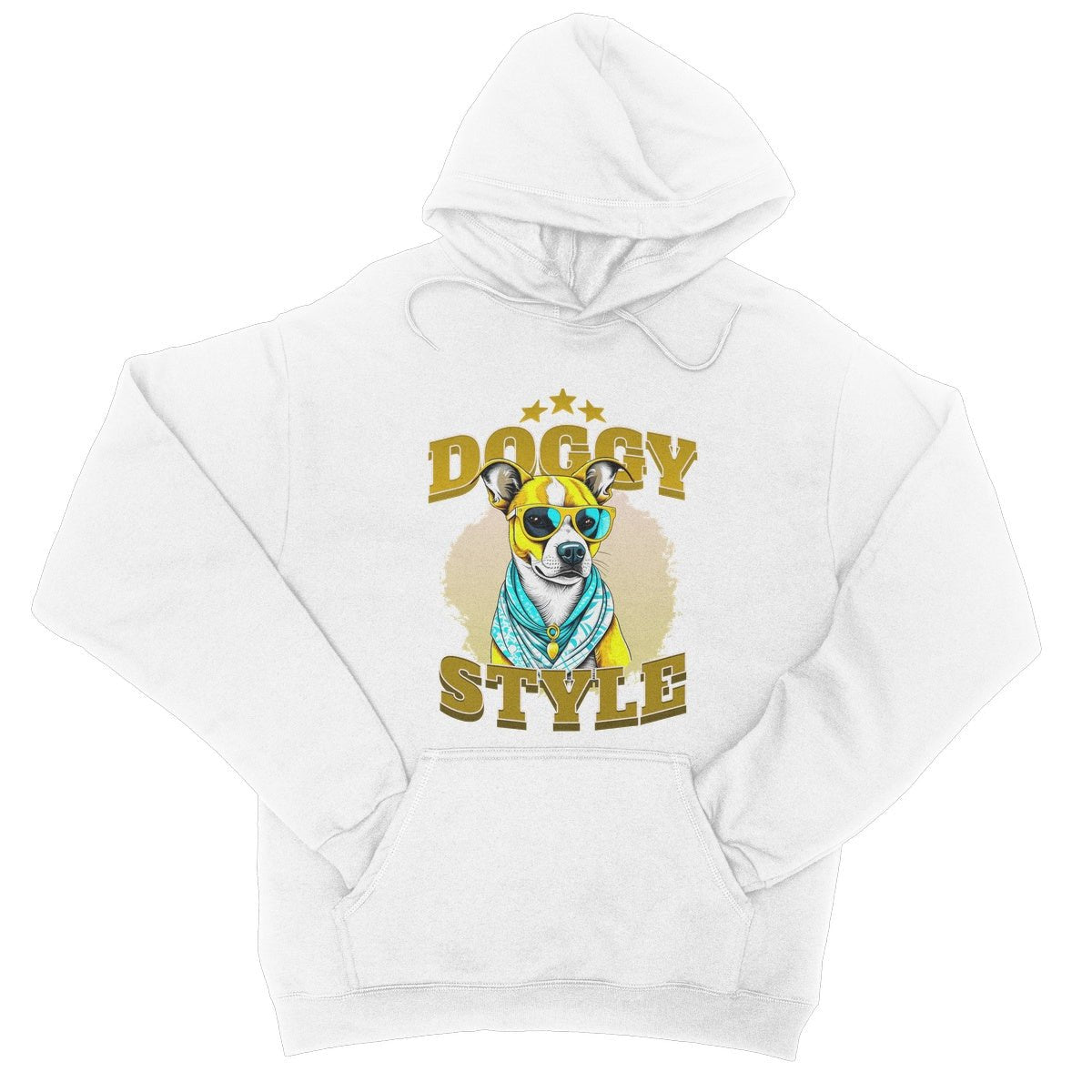 Doggy Style Hoodie - Arctic White - Funny Hoodie