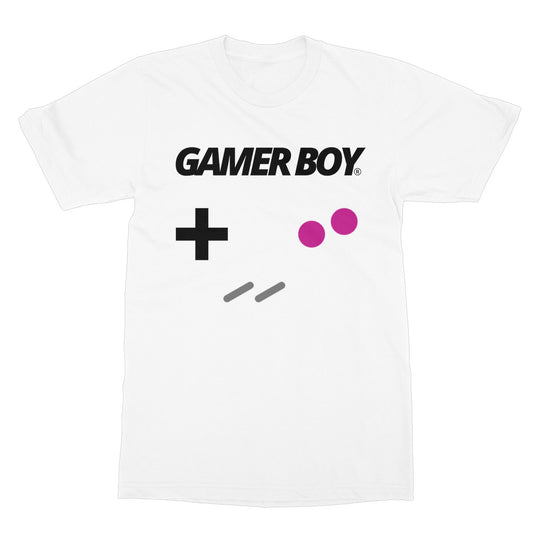 Gamer Boy T-Shirt - White - Funny T-Shirt