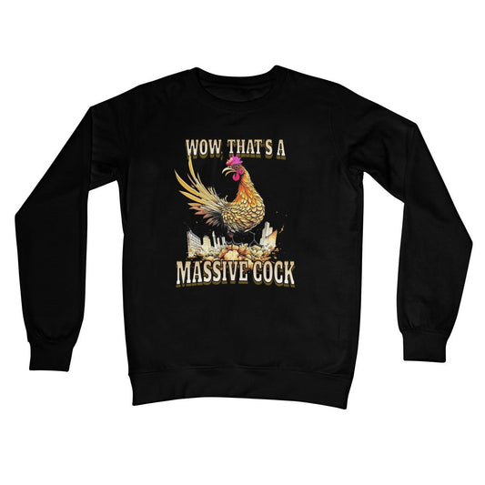 Massive Cock Jumper - Jet Black - Funny Jumper