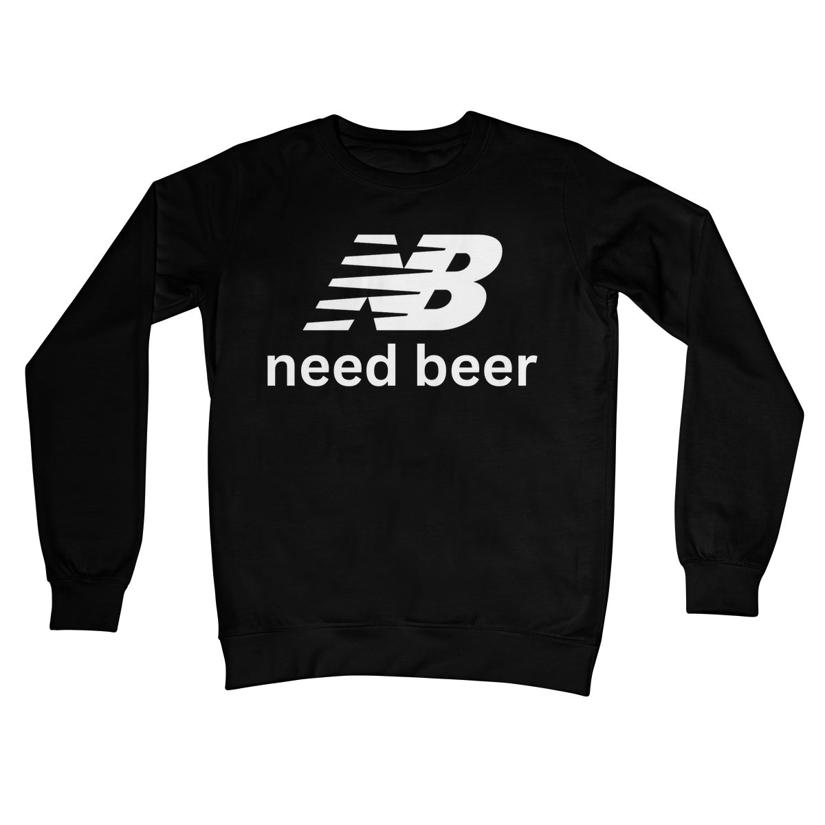 Need Beer Jumper - Jet Black - Funny Jumper