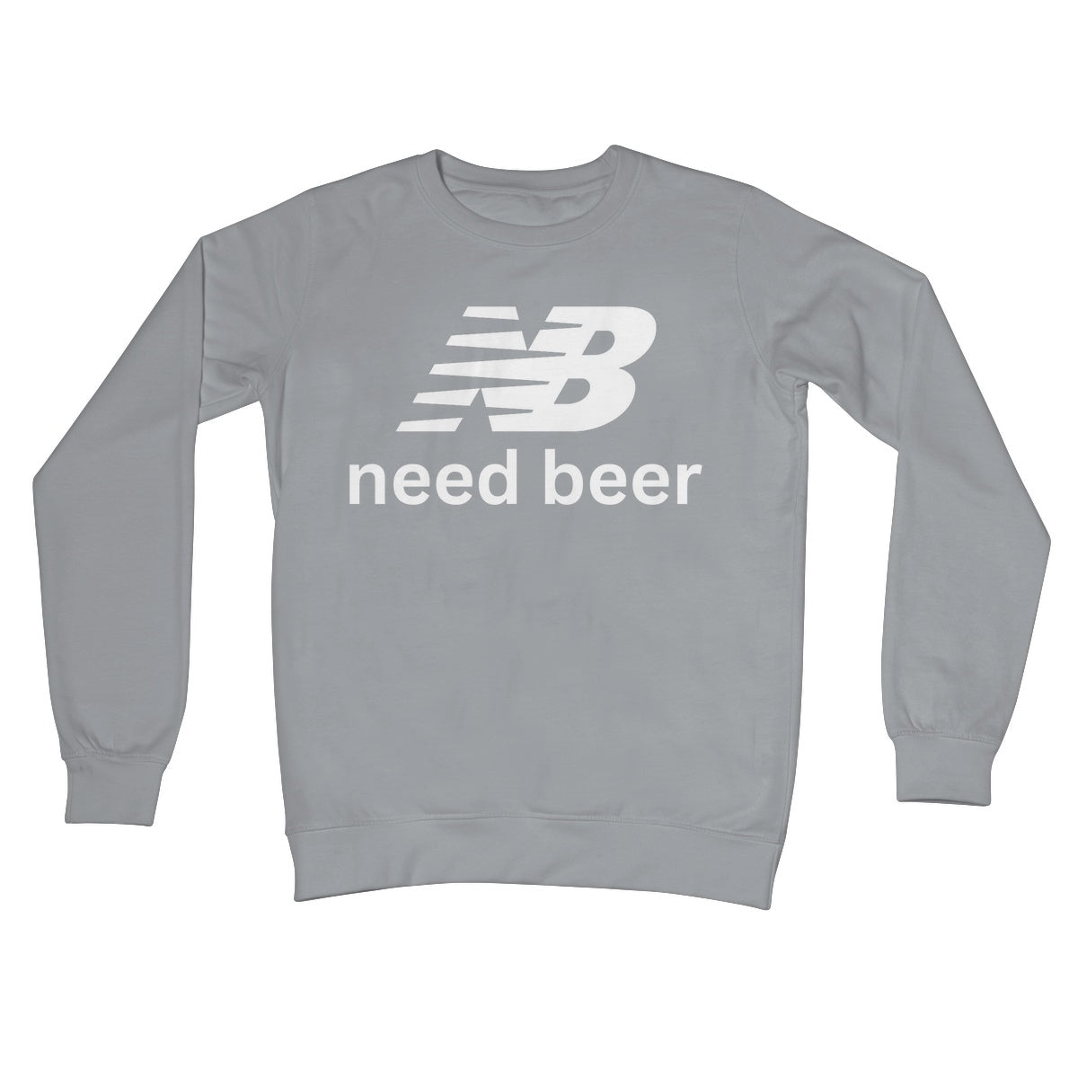 Need Beer Jumper - Steel Grey - Funny Jumper