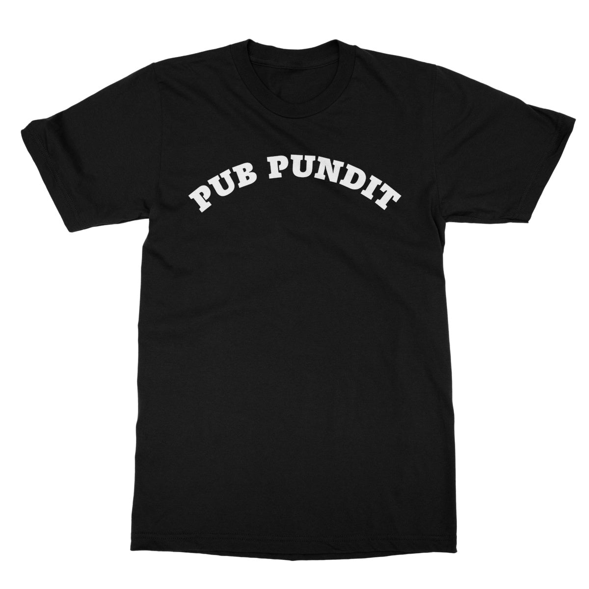Pub Pundit T-Shirt - Black - Funny T-Shirt