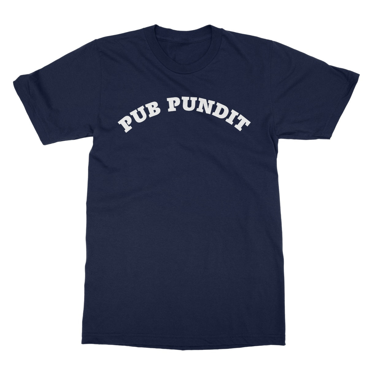 Pub Pundit T-Shirt - Navy - Funny T-Shirt