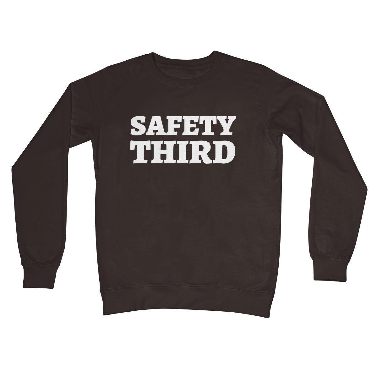 Safety Third Jumper - Hot Chocolate - Funny Jumper