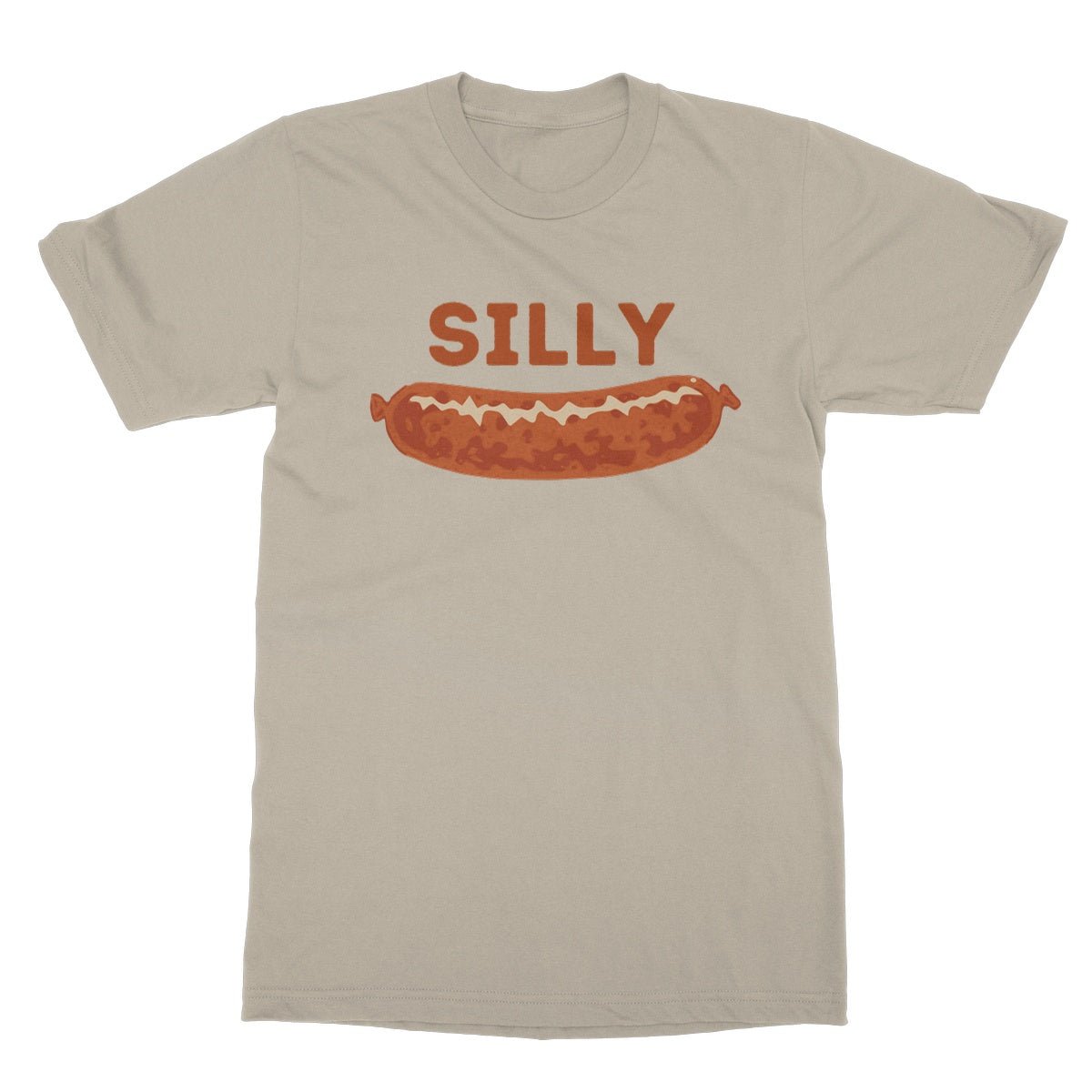 Silly Sausage T-Shirt - Sand - Funny T-Shirt