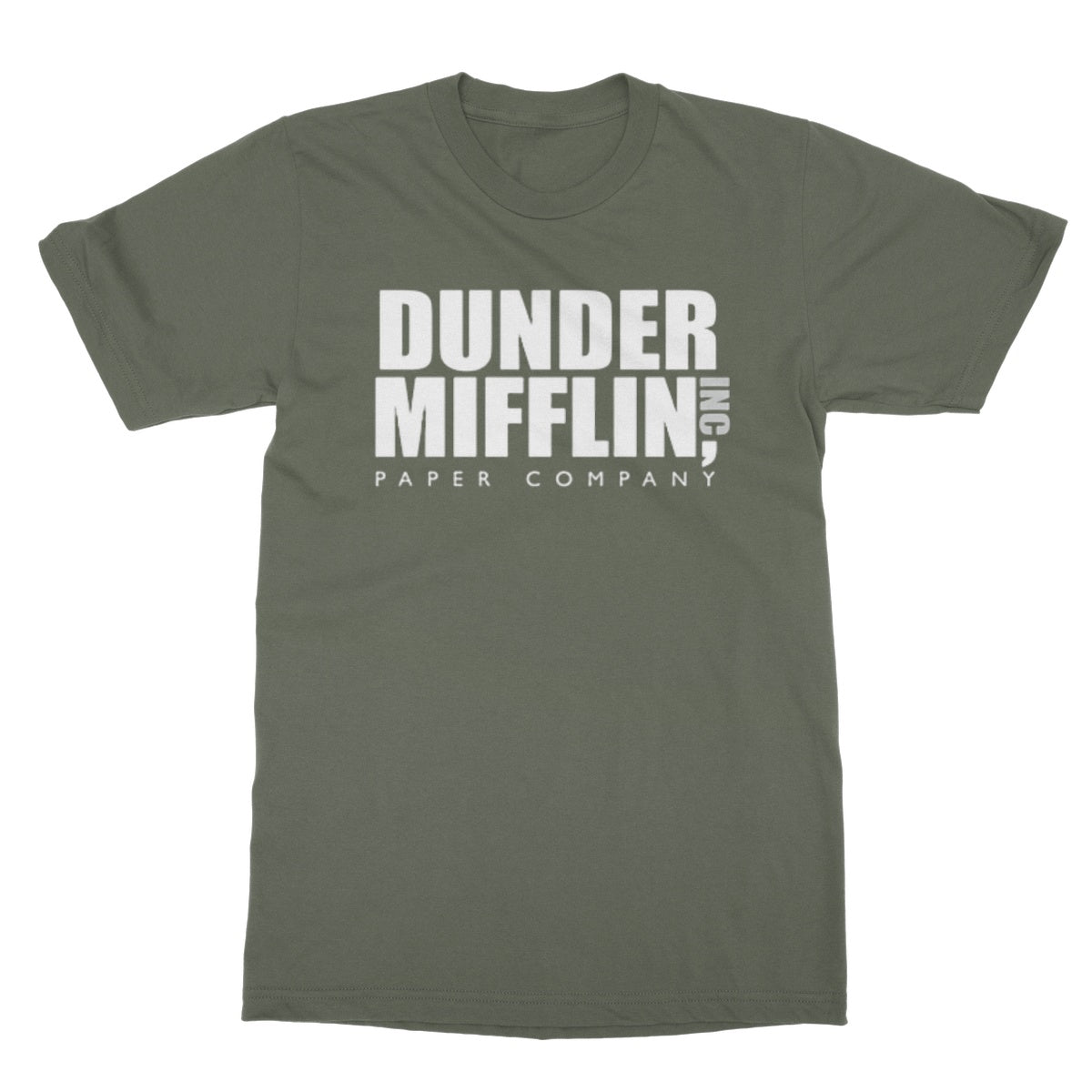 dunder mifflin t shirt green