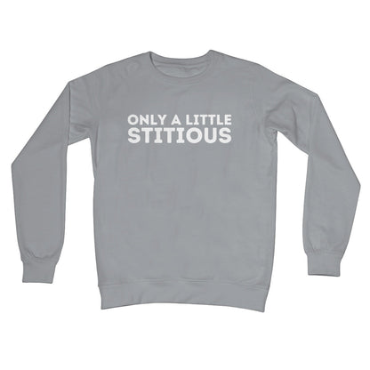 Only a little stitious jumper grey