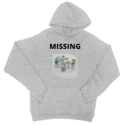 lost my marbles hoodie grey