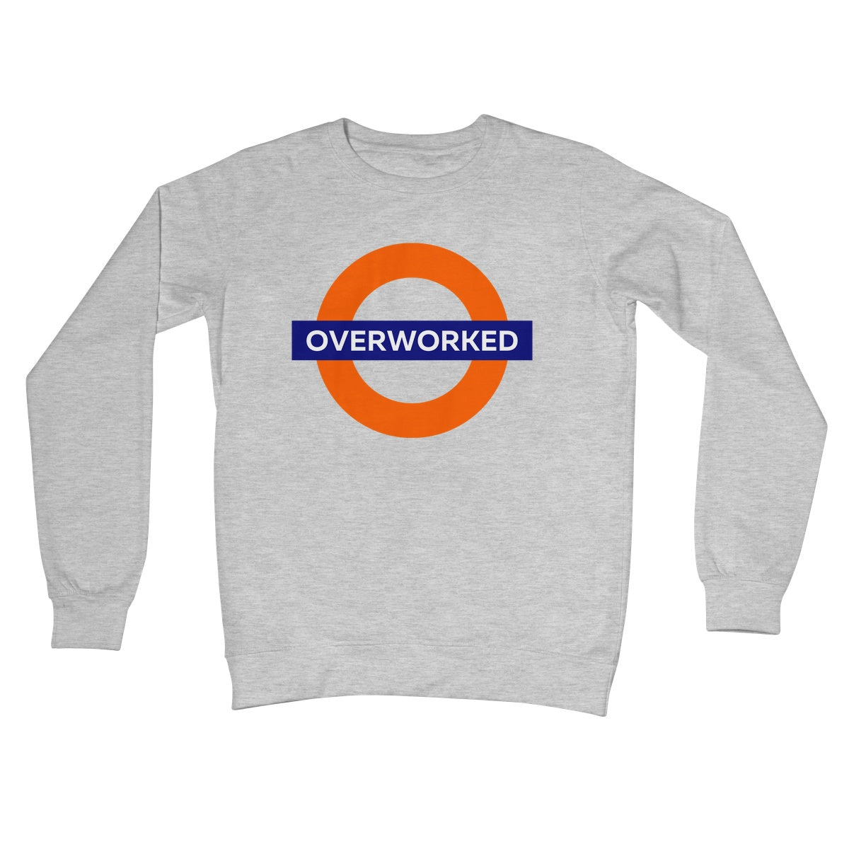 overworked jumper light grey