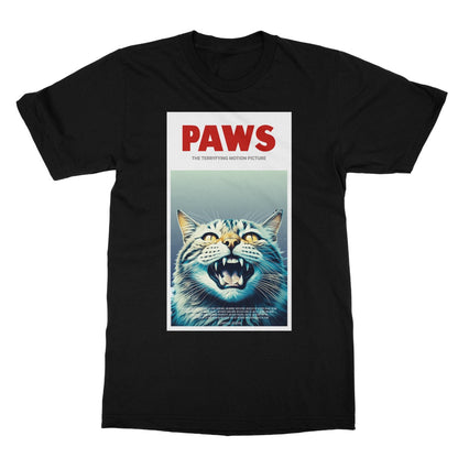 paws t shirt black