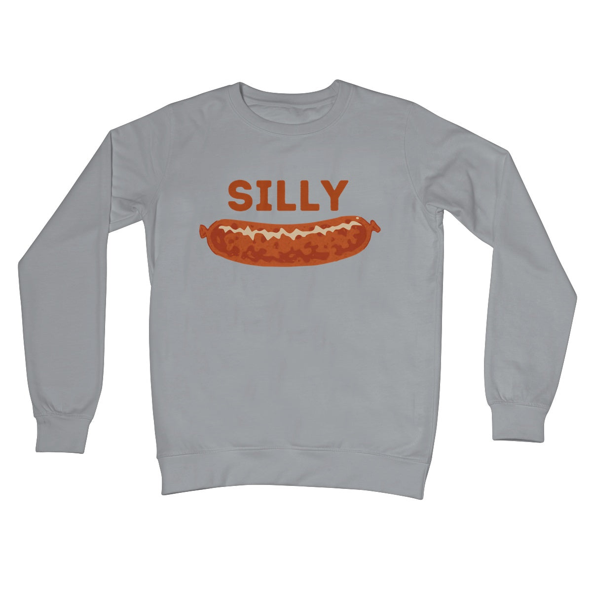 silly sausage jumper grey