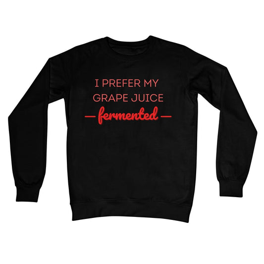 I prefer my grape juice fermented jumper black