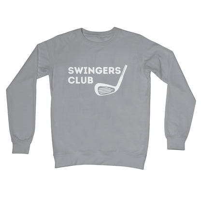 swingers club jumper grey