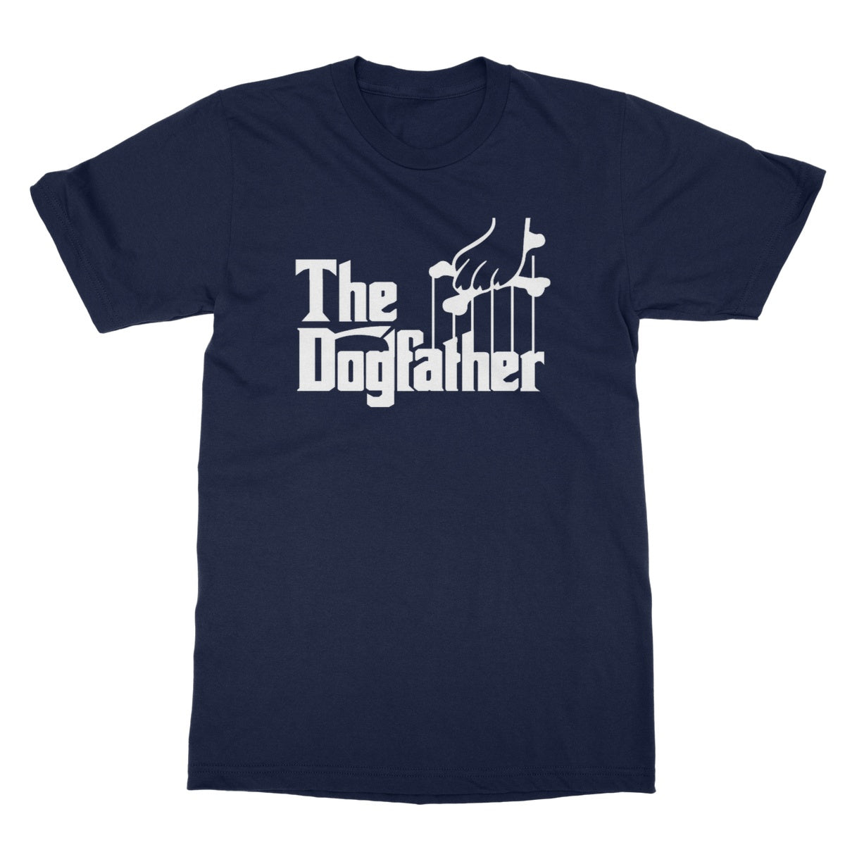 the dogfather t shirt navy