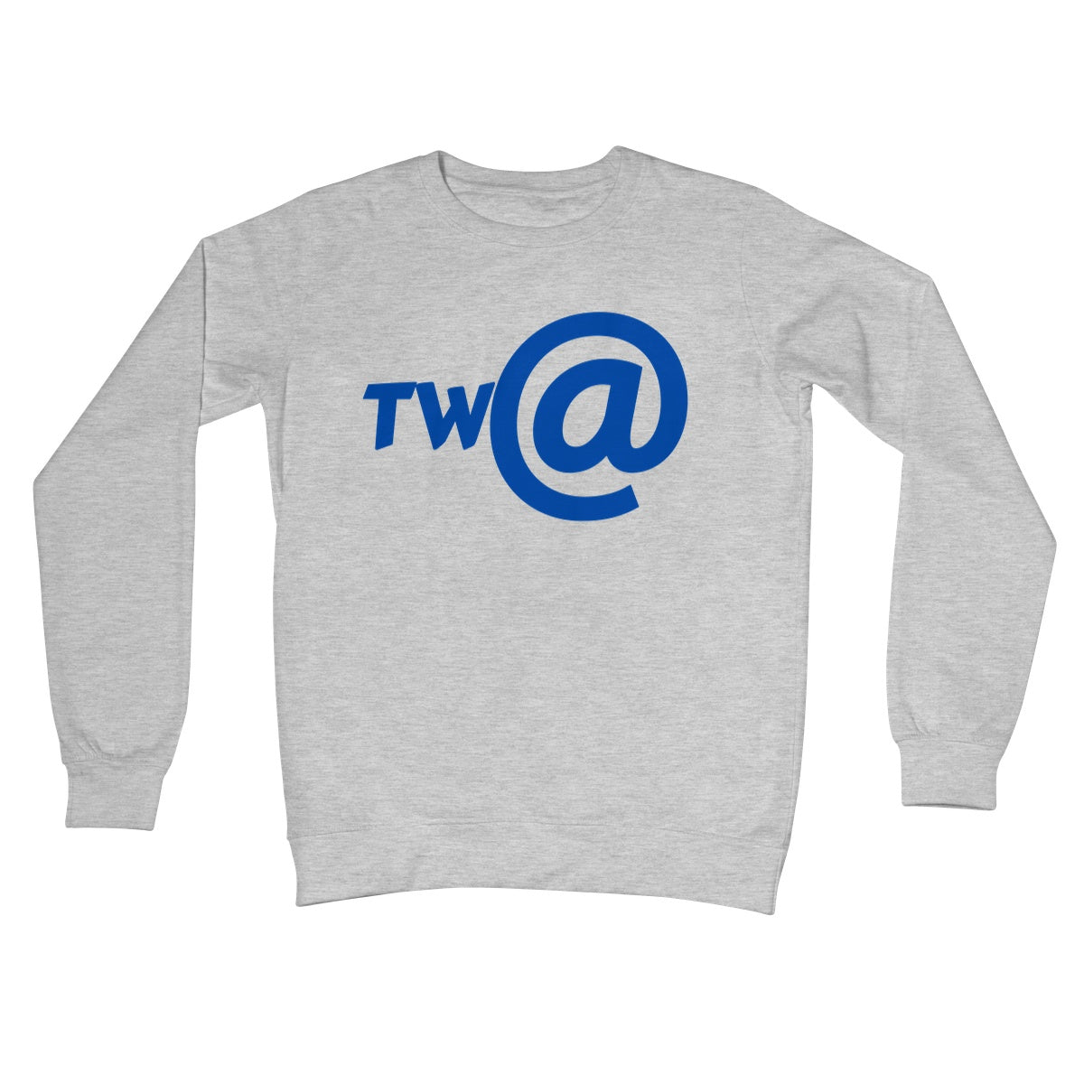 twat jumper light grey