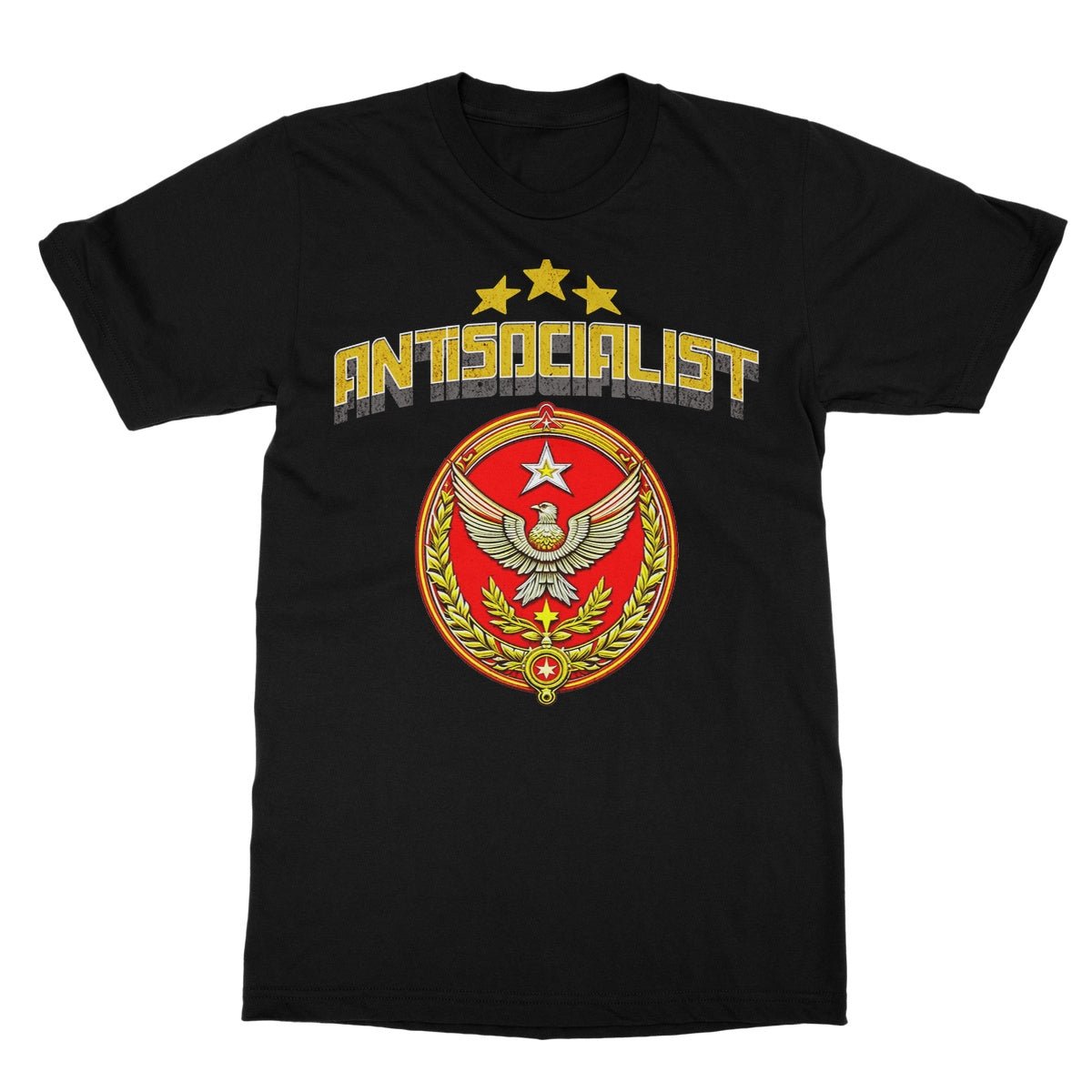 Antisocialist T-Shirt - Black - Funny T-Shirt