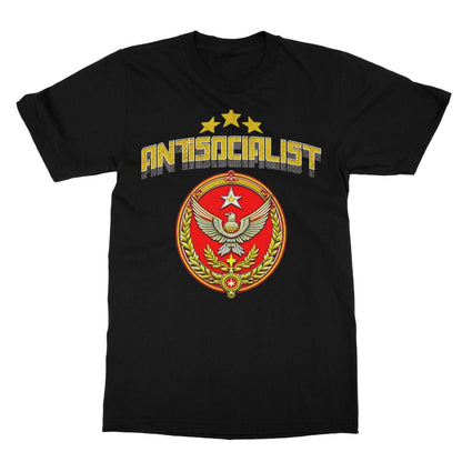 Antisocialist T-Shirt - Black - Funny T-Shirt