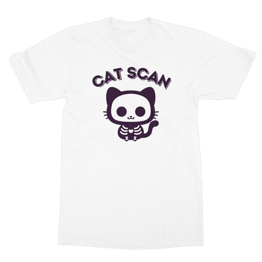 Cat Scan T-Shirt - White - Funny T-Shirt