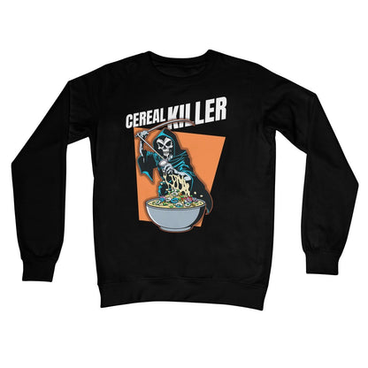 Cereal Killer Jumper - Jet Black - Funny Jumper