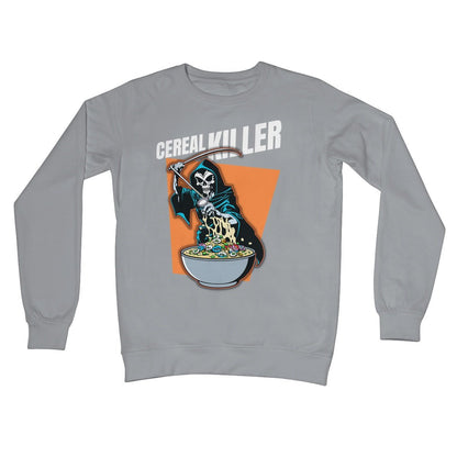 Cereal Killer Jumper - Steel Grey - Funny Jumper