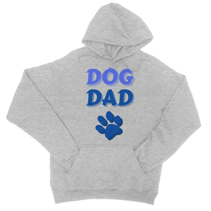 Dog Dad Hoodie - Heather Grey - Funny Hoodie