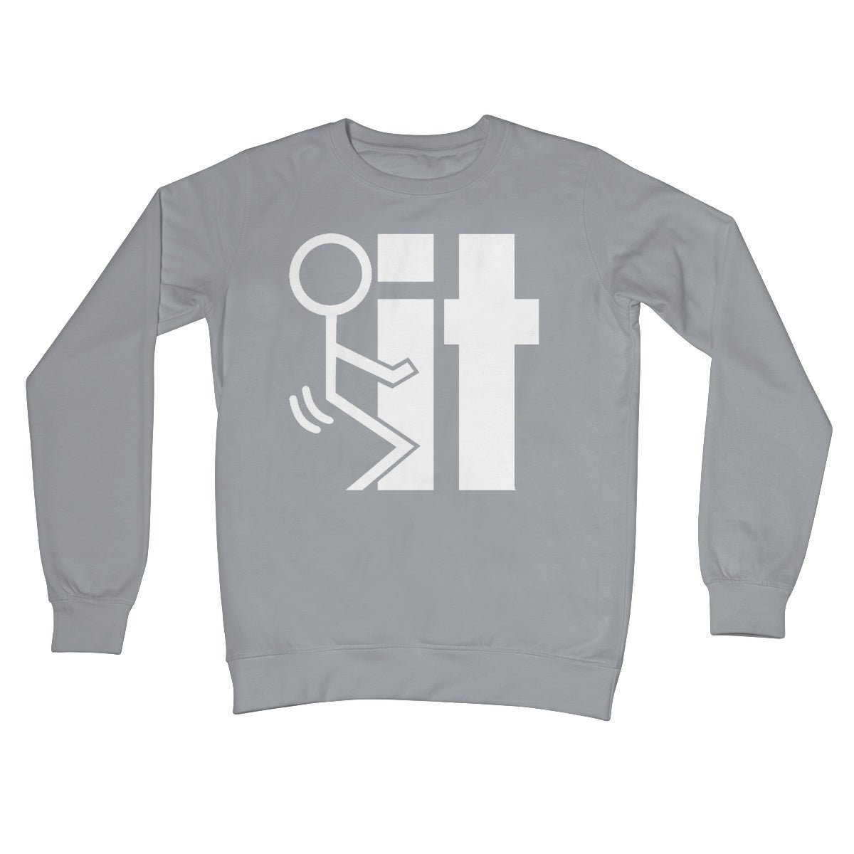 Fuck It Jumper - Steel Grey - Funny Jumper