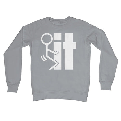 Fuck It Jumper - Steel Grey - Funny Jumper