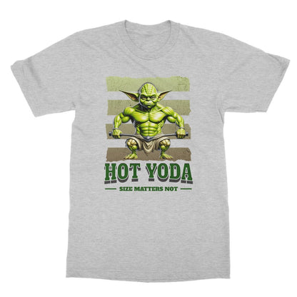Hot Yoda T-Shirt - Sport Grey - Funny T-Shirt