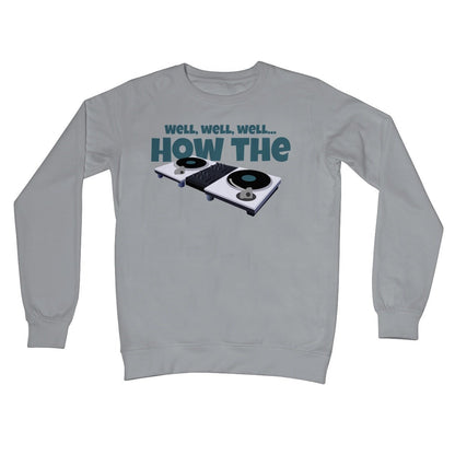 How The Turntables Jumper - Steel Grey - Funny Jumper