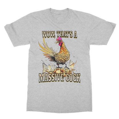 Massive Cock T-Shirt - Sport Grey - Funny T-Shirt