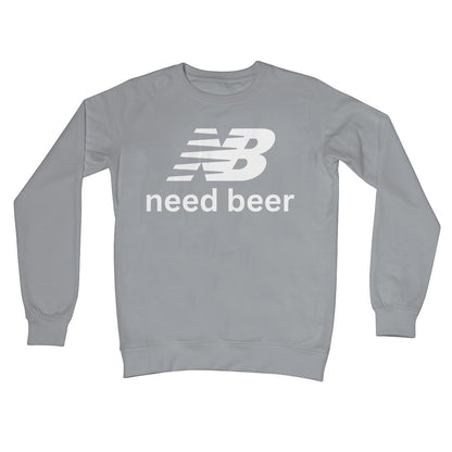 Need Beer Jumper - Steel Grey - Funny Jumper