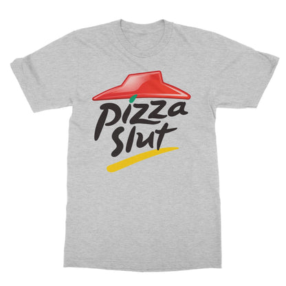 Pizza Slut T-Shirt - Sport Grey - Funny T-Shirt
