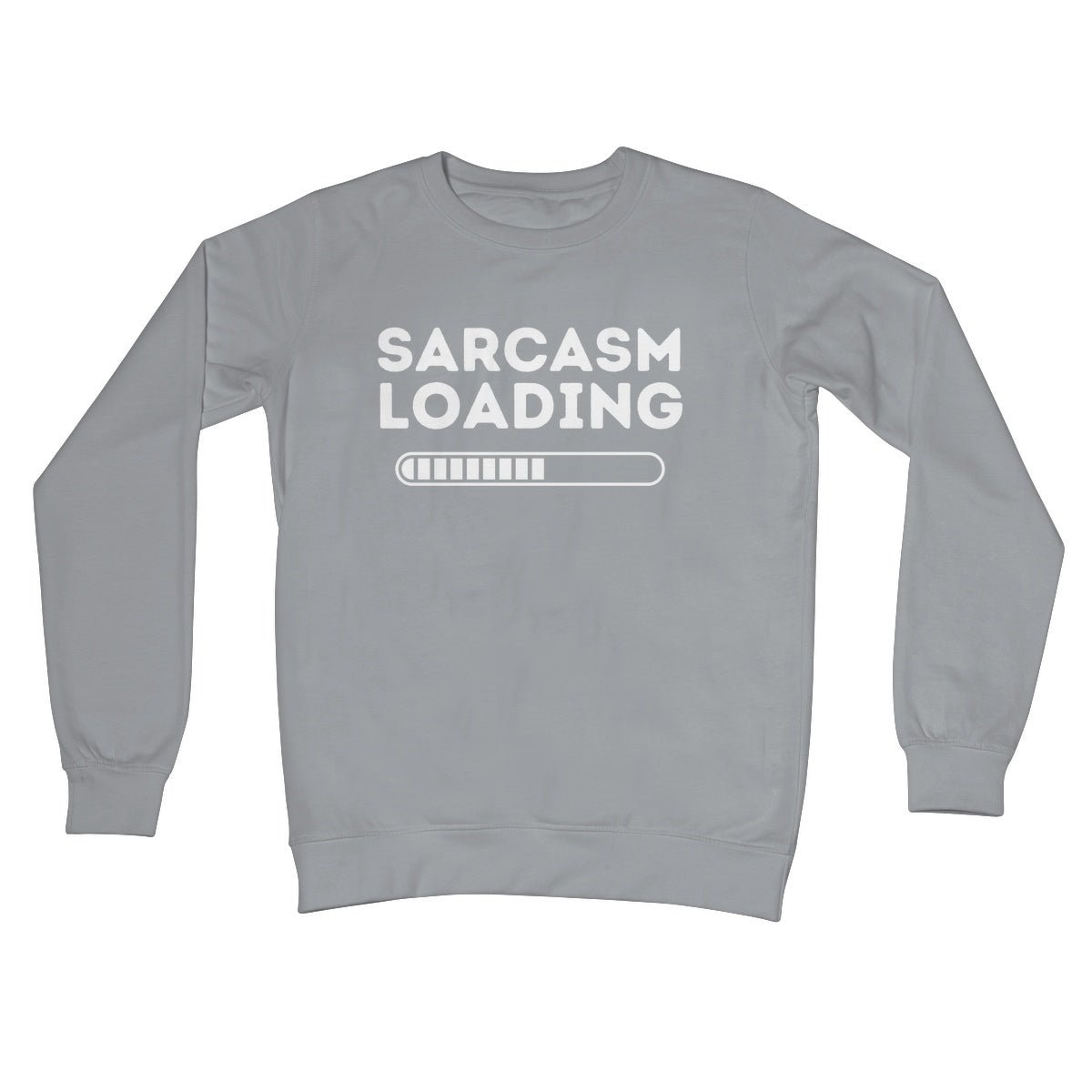 Sarcasm Loading Jumper - Steel Grey - Funny Jumper