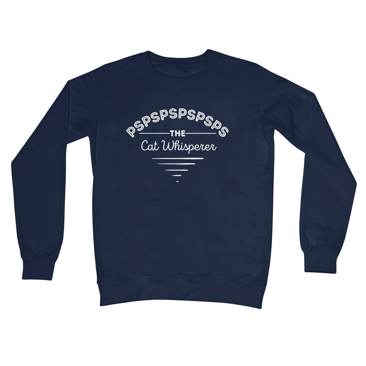 the cat whisperer jumper navy